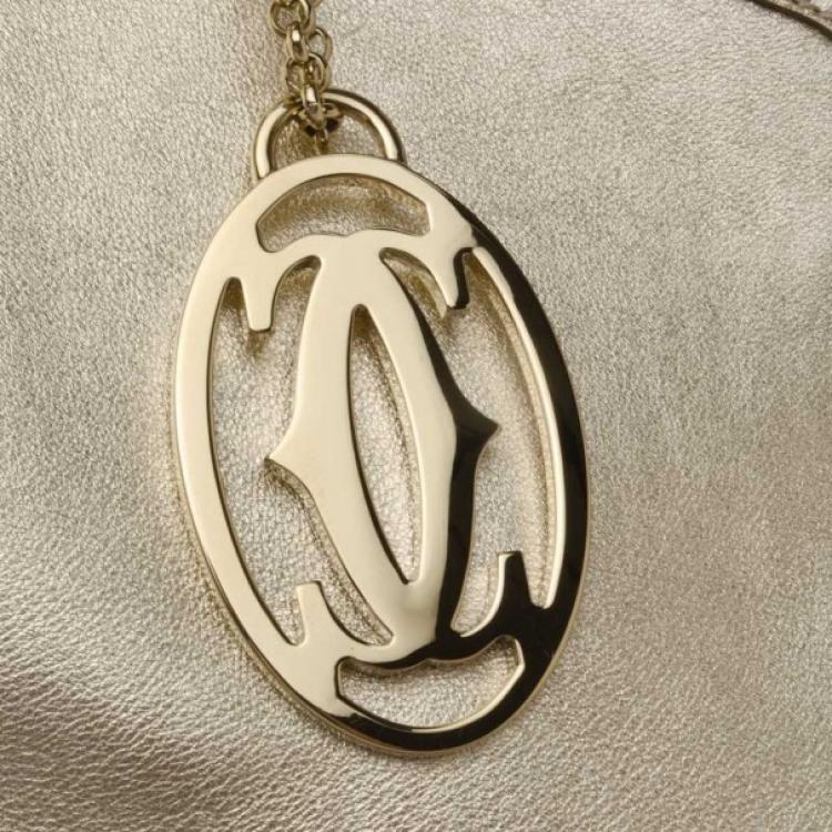 Pre Owned Cartier Marcello de Cartier Handbag in Gold