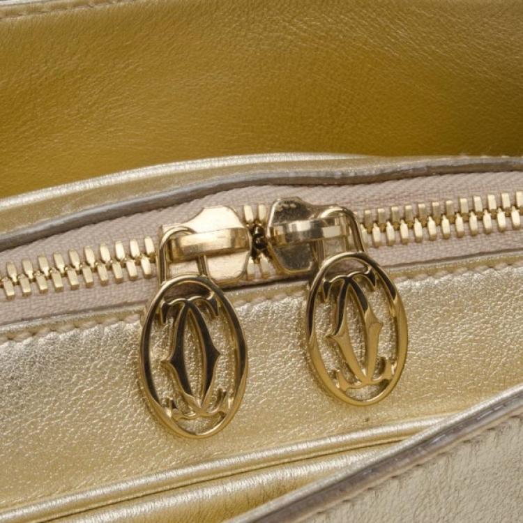 Pre Owned Cartier Marcello de Cartier Handbag in Gold