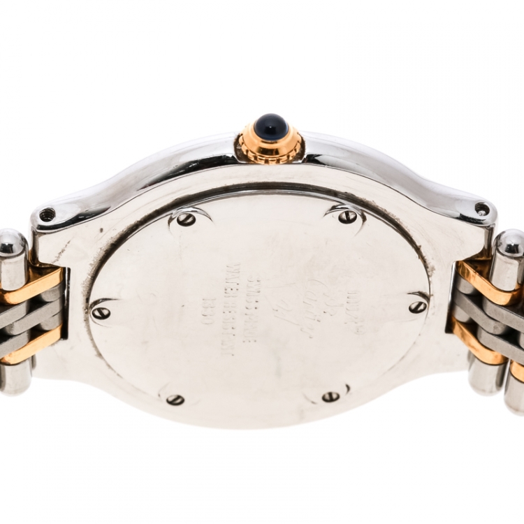 Pre Owned Cartier Silver Grey Stainless Steel Must De Cartier 21 Women's Wristwatch 31 mm