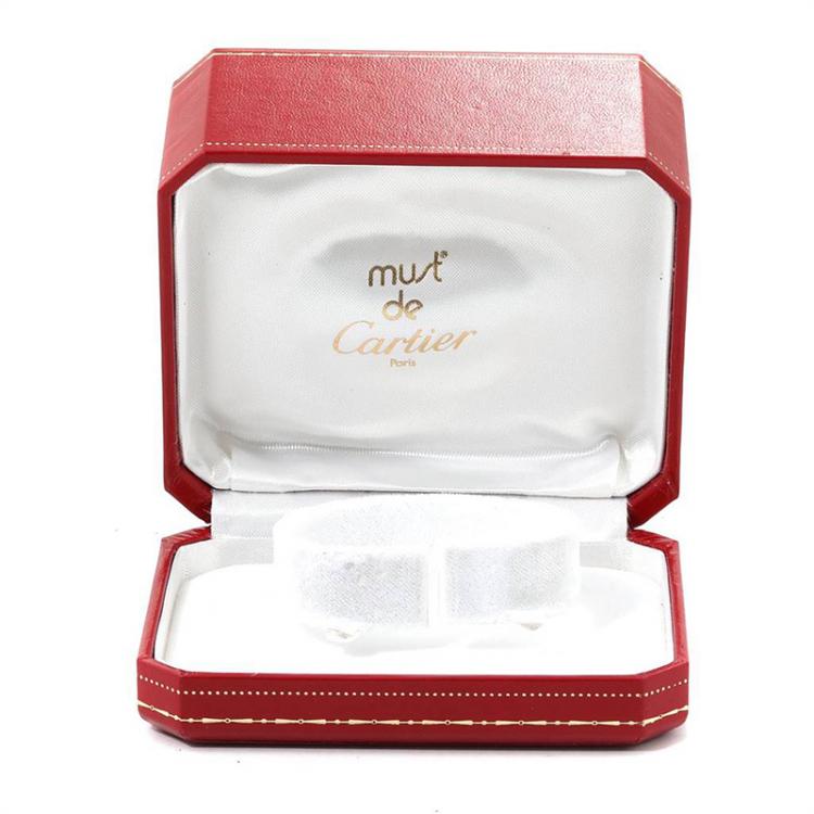 Pre Owned CartierWhite Diamonds And 18K Yellow Gold Panthere Cougar 1171 Women's Wriswatch 26 MM