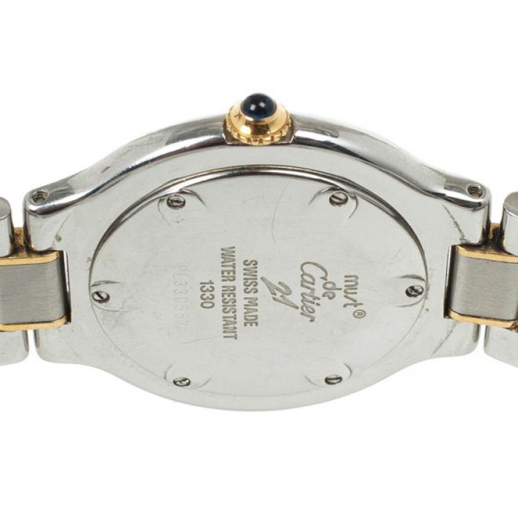 Pre Owned Must de Cartier 21 SS Womens Wristwatch 30 MM