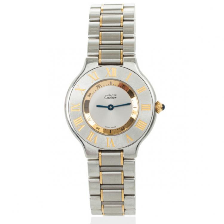 Pre Owned Must de Cartier 21 SS Womens Wristwatch 30 MM