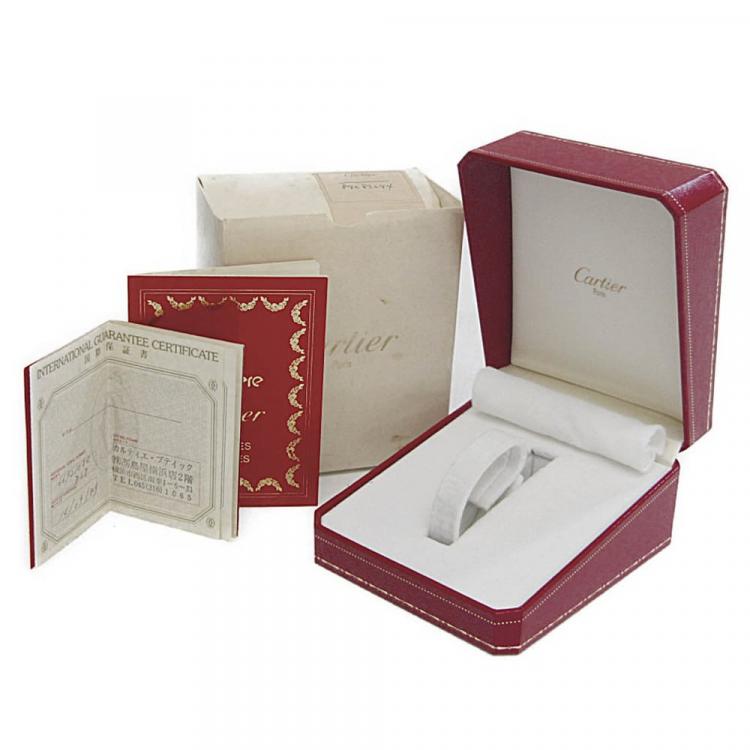 Pre Owned Cartier Silver 18K Yellow Gold And Stainless Steel Panthere Women's Wristwatch 22 mm