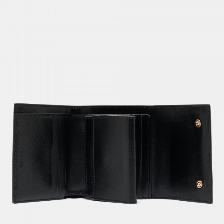 Pre Owned Celine x Anneli Sanaye Henriksson Leather Telepathic Love Trifold Wallet