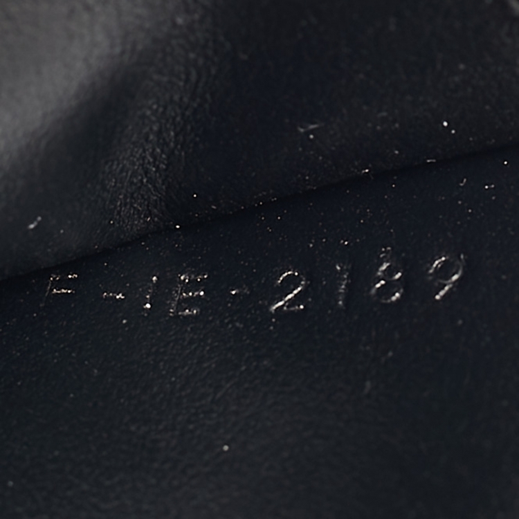 Pre Owned Celine x Anneli Sanaye Henriksson Leather Telepathic Love Trifold Wallet