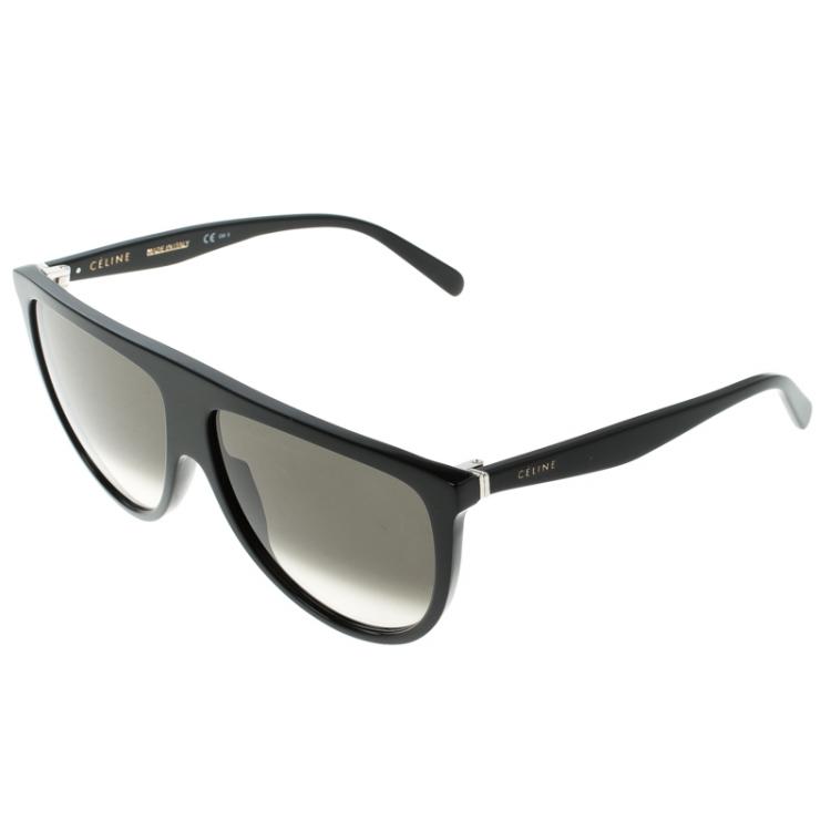 Pre Owned Céline Black CL41435/S 807XM Oversize Sunglasses 
