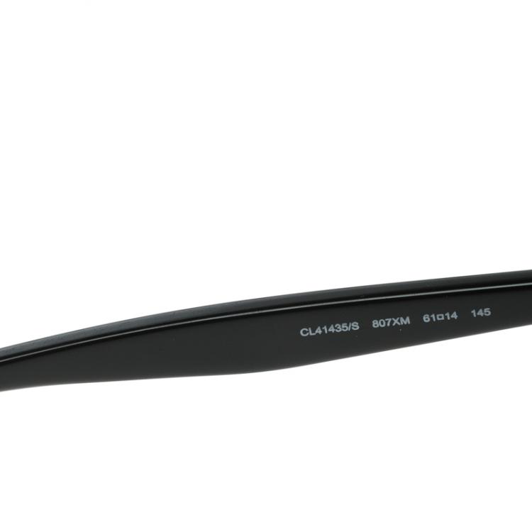 Pre Owned Céline Black CL41435/S 807XM Oversize Sunglasses 