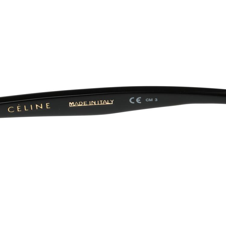 Pre Owned Céline Black CL41435/S 807XM Oversize Sunglasses 