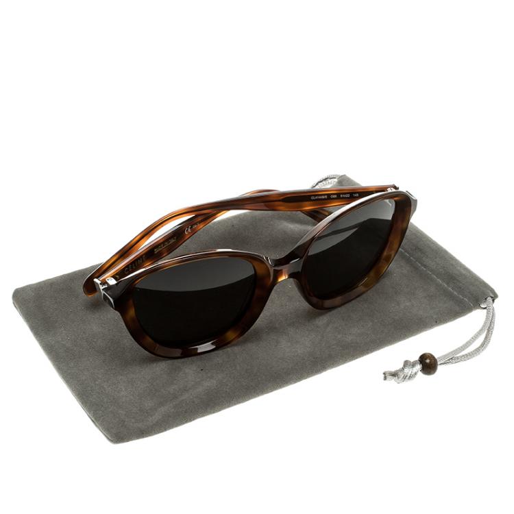 Pre Owned Celine Havna/Black CL41448/S Wayfarer Sunglasses