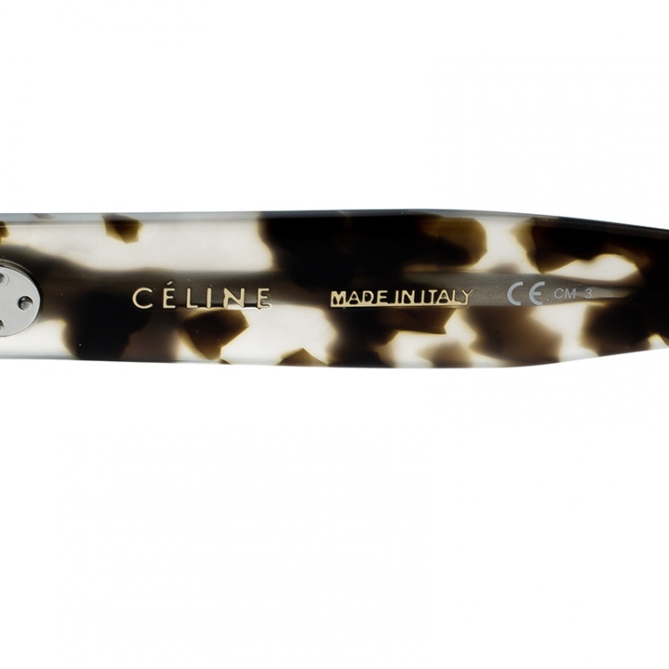 Pre Owned Celine Spotted Havana/Brown Gradient Audrey CL 41755 AVVZ3 Wayfarer Sunglasses