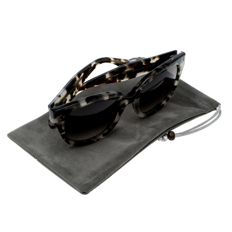 Pre Owned Celine Spotted Havana/Brown Gradient Audrey CL 41755 AVVZ3 Wayfarer Sunglasses