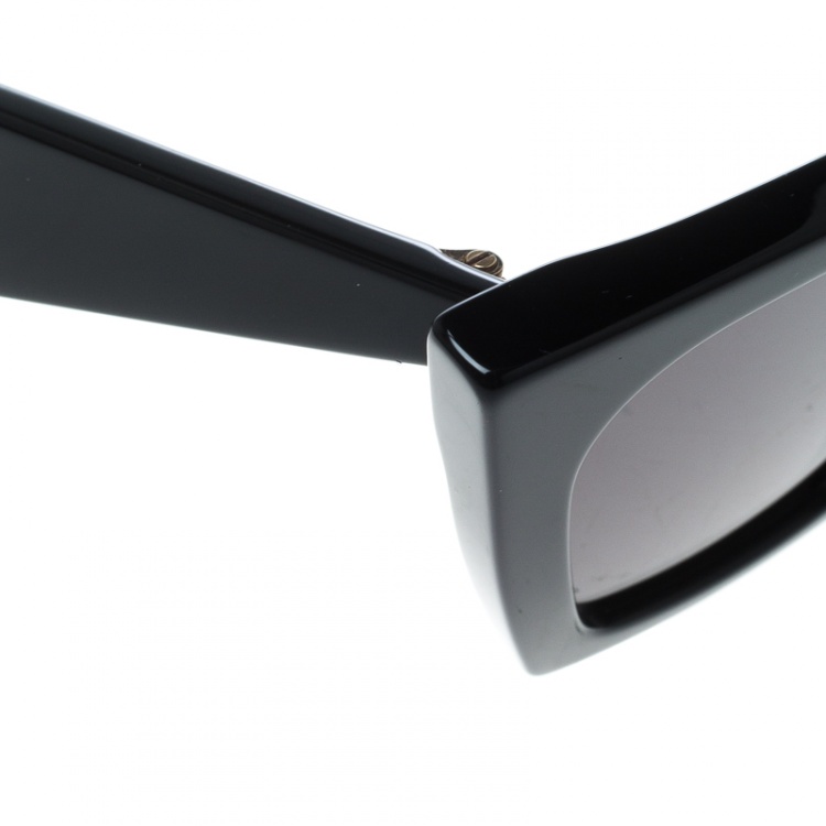 Pre Owned Celine Black CL41468/S Edge Cat Eye Sunglasses