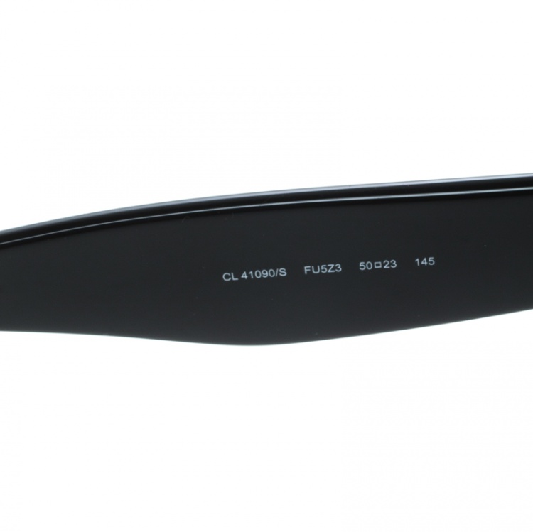 Pre Owned Celine Black Havana/Black Gradient CL41090/S Catherine Wayfarer Sunglasses