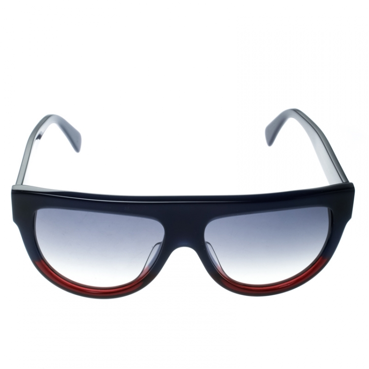 Edge sunglasses Celine Blue in Plastic - 36100436