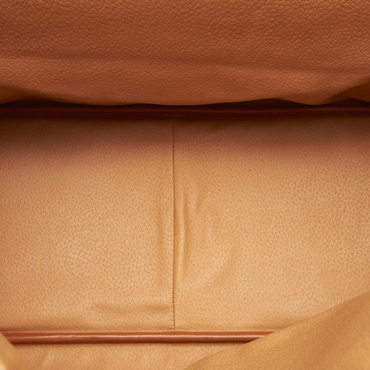 Pre Owned Celine Brown/Dark Brown Macadam Canvas Travel Bag