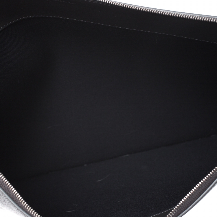 Pre Owned Celine Grey Leather Document Holder