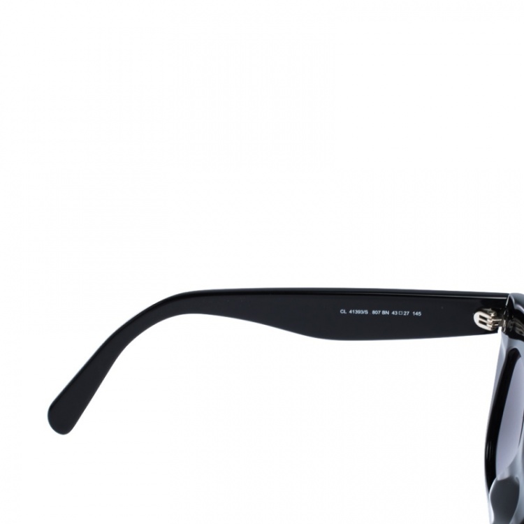 Pre Owned Celine Black CL 41393/S Marta Cateye Sunglasses