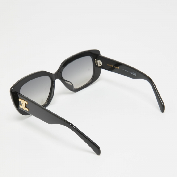Pre Owned Celine Black Gradient CL40216U Square Sunglasses