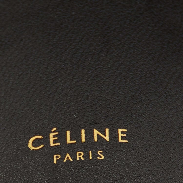 Pre Owned Celine Gold Tone Stone Studded Manchette Wide Bracelet M