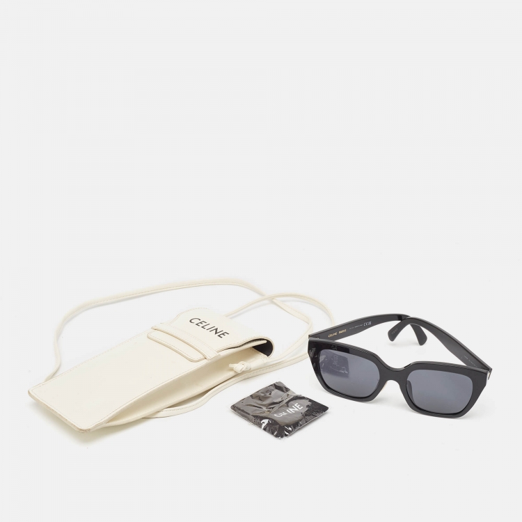 Pre Owned Celine Black CL40198F Square Sunglasses