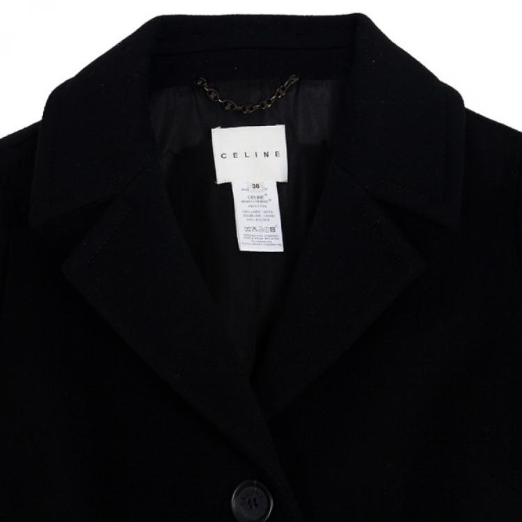مملوكة مسبقًا Celine Wool Trench Coat M