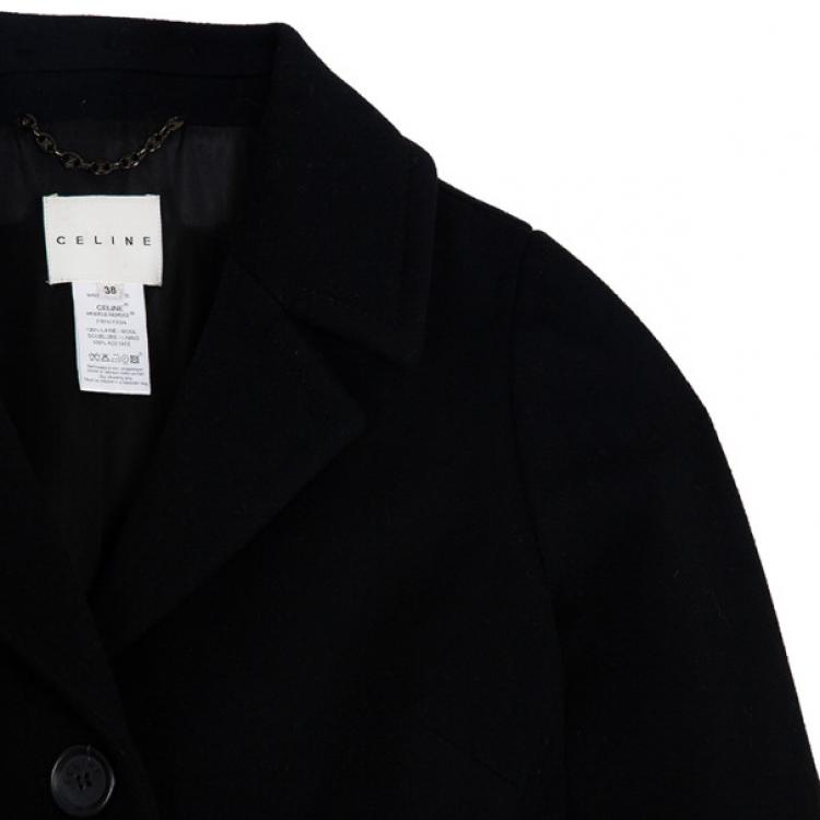 مملوكة مسبقًا Celine Wool Trench Coat M