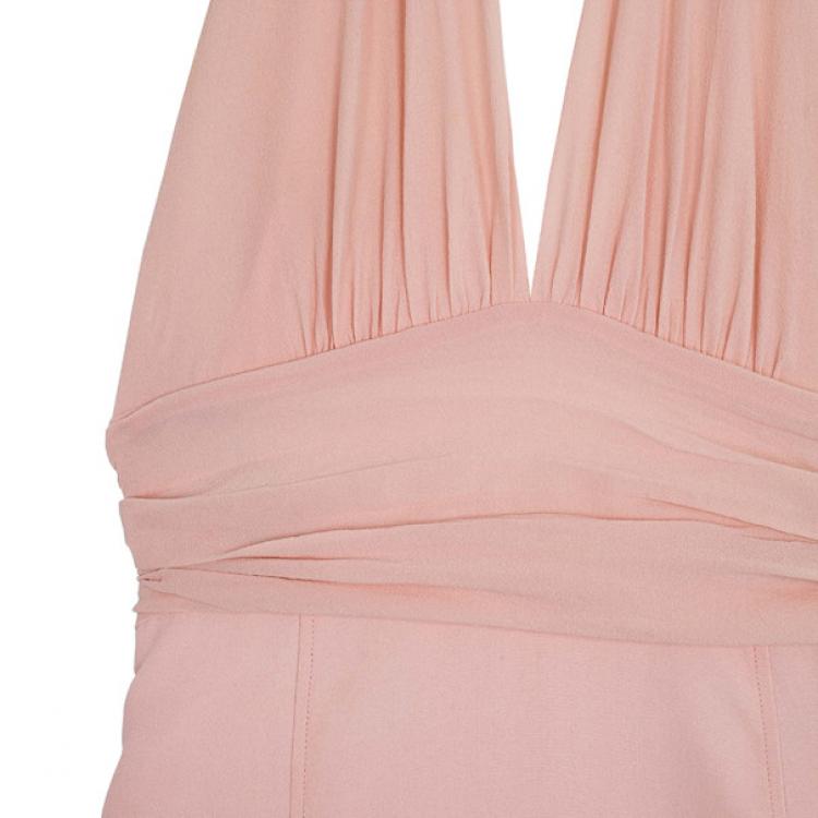 Pre Owned Celine Halter Neck Flow Dress S