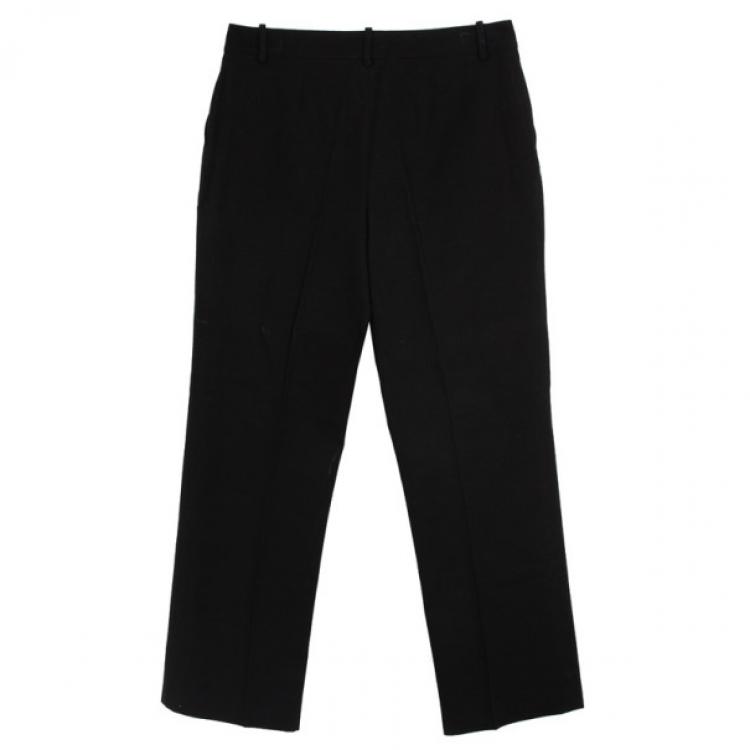 Pre Owned Celine Black Cropped Trousers M