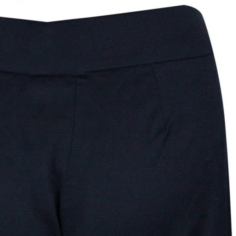 Pre Owned Celine Black Tapered Casual Trousers M