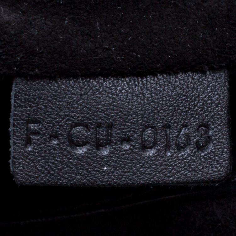 Pre Owned Celine Black Leather Medium Phantom Luggage Tote