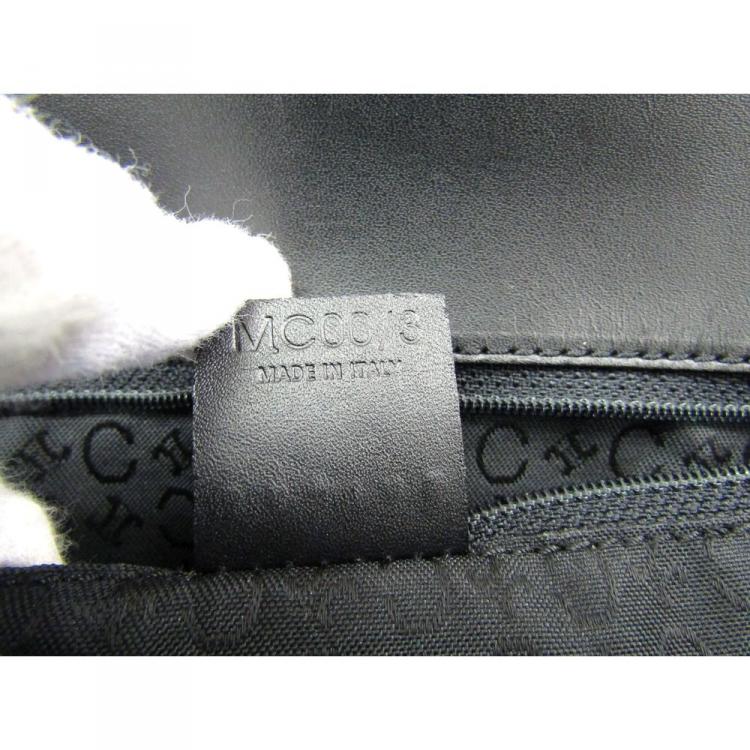 Pre Owned Celine Black Macadam Canvas Shopper Tote