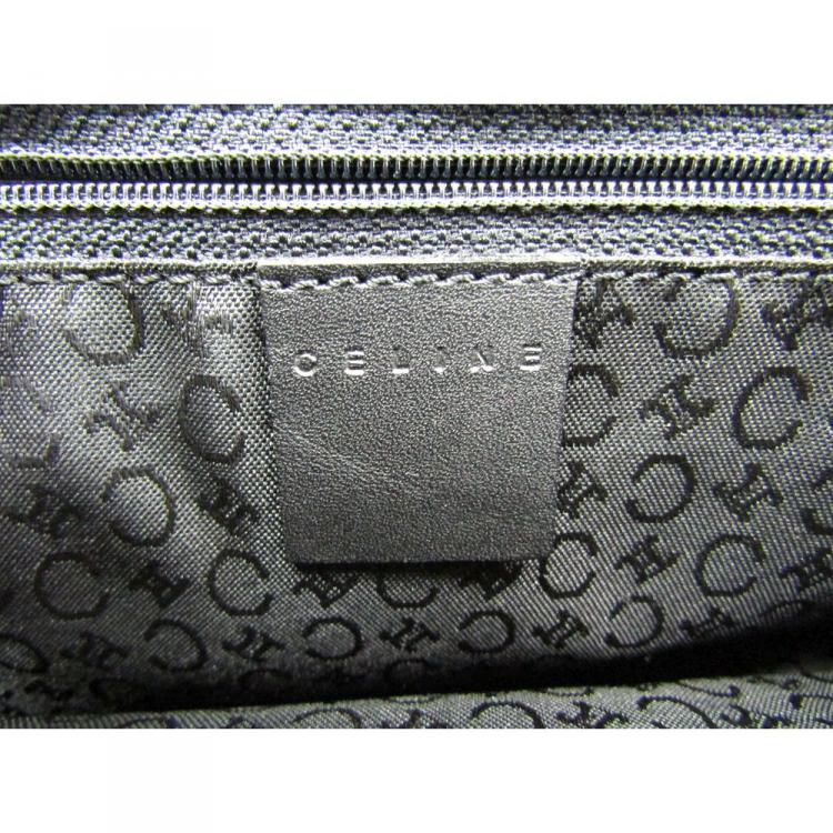 Pre Owned Celine Black Macadam Canvas Shopper Tote