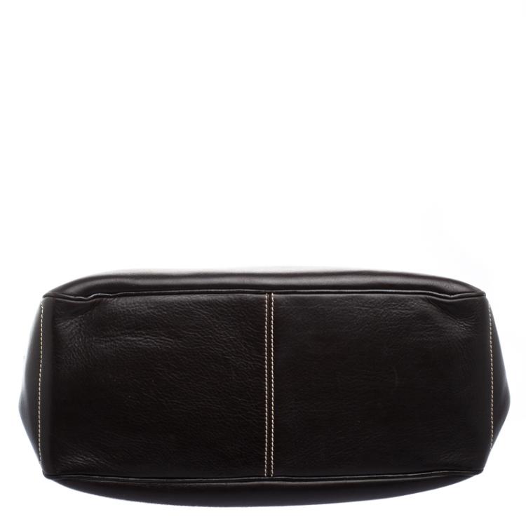 مملوكة مسبقًا Celine Dark Brown Leather Boogie Tote