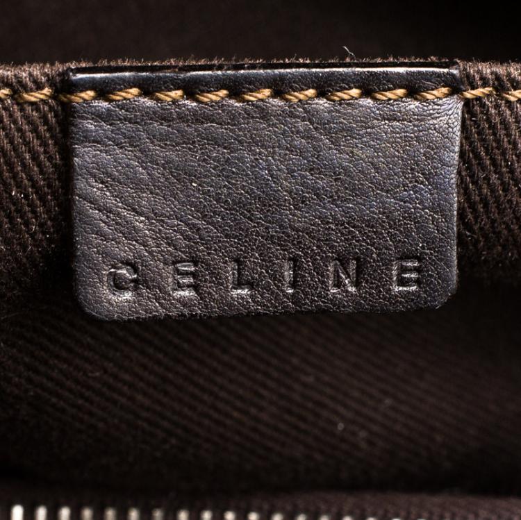 مملوكة مسبقًا Celine Dark Brown Leather Boogie Tote