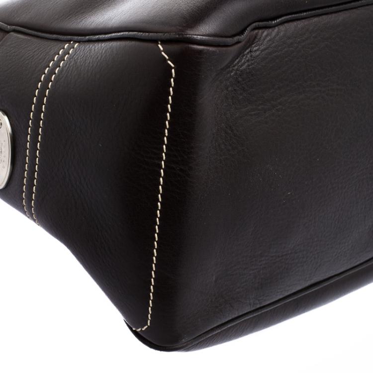 مملوكة مسبقًا Celine Dark Brown Leather Boogie Tote