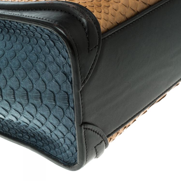 celine nano luggage multicolor