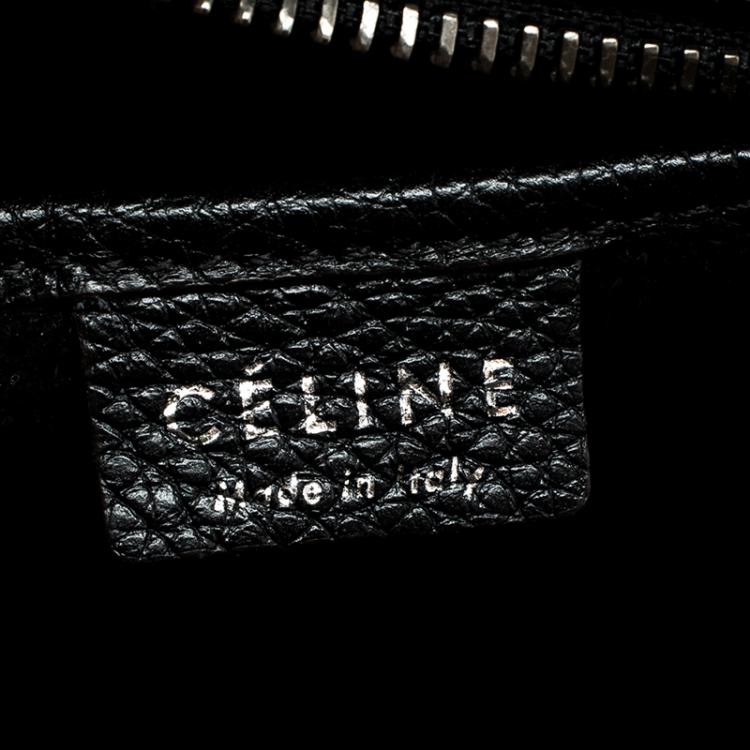 مملوكة مسبقًا Celine Black Leather Nano Luggage Tote