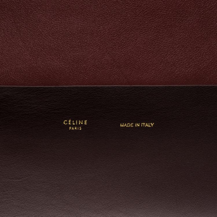 Pre Owned Celine Tricolor Leather and Suede All Soft Tote