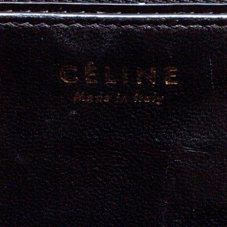 Pre Owned Celine Grey Stingray Medium Classic Box Shoulder Bag