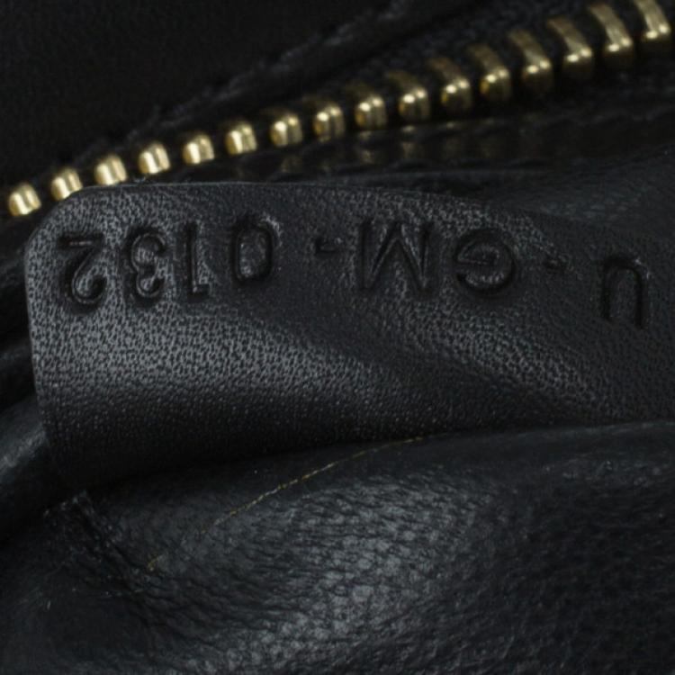 Pre Owned Celine Tricolor Smooth Calfskin and Suede Medium Trapeze Tote