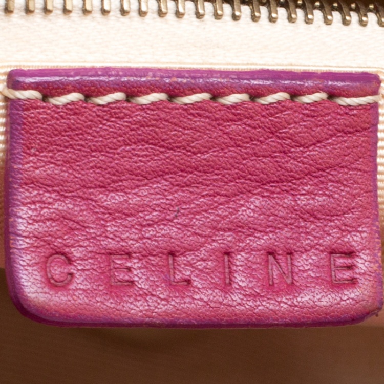 Pre Owned Celine Red Leather Satchel