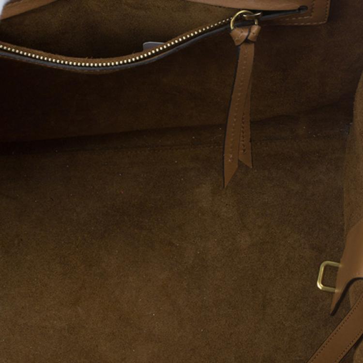 Pre Owned Celine Brown Mini Luggage Tote