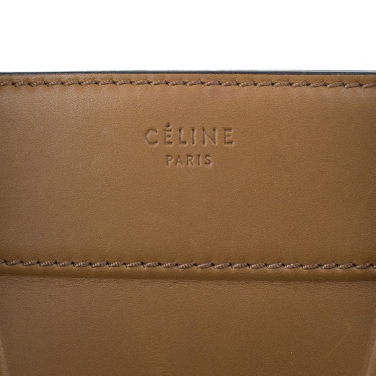 Pre Owned Celine Brown Mini Luggage Tote