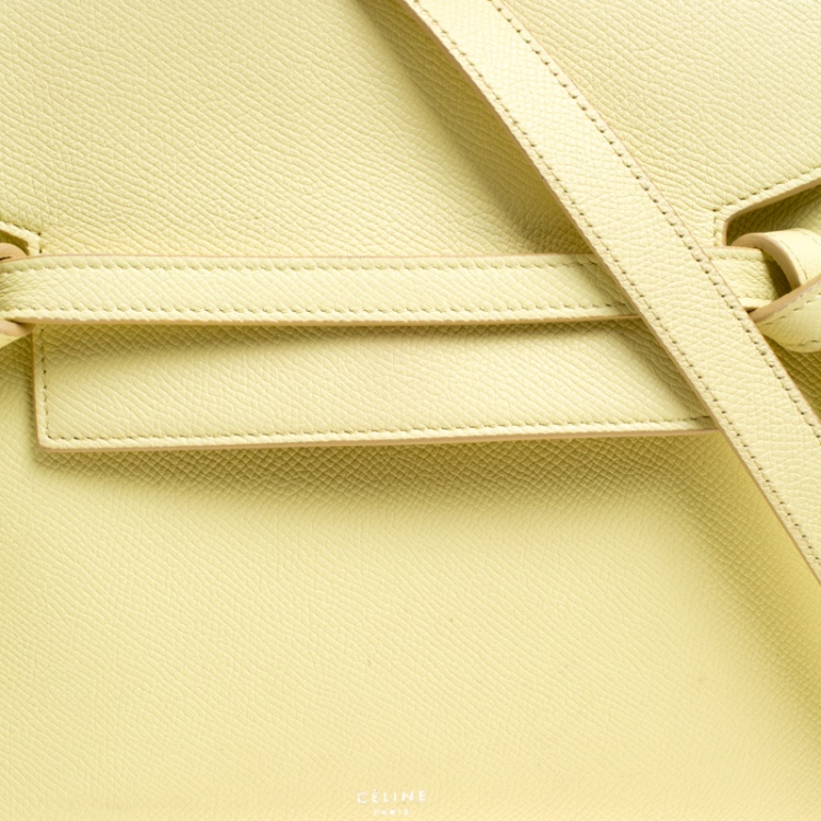 Pre Owned Celine Citrine Leather Belt Bag