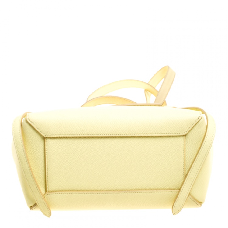 Pre Owned Celine Citrine Leather Belt Bag