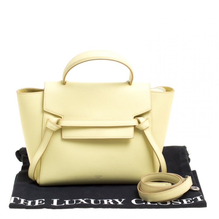 Pre Owned Celine Citrine Leather Belt Bag