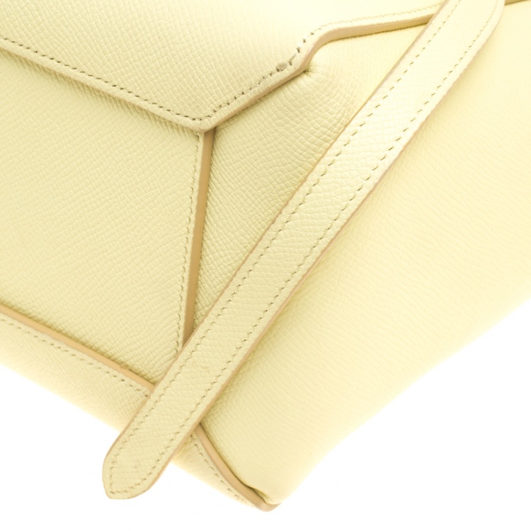 Pre Owned Celine Citrine Leather Belt Bag