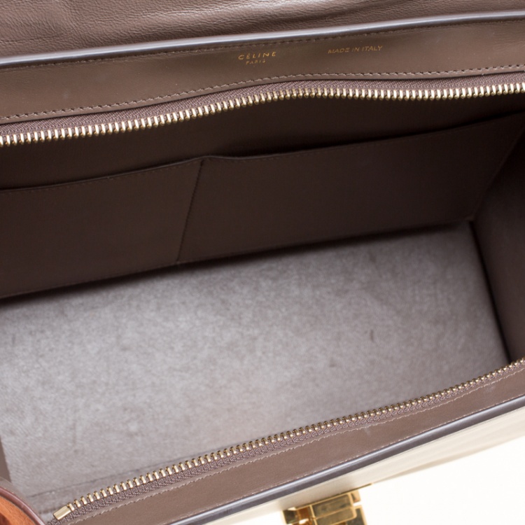 Pre Owned Celine Multicolor Leather Small Trapeze Tote