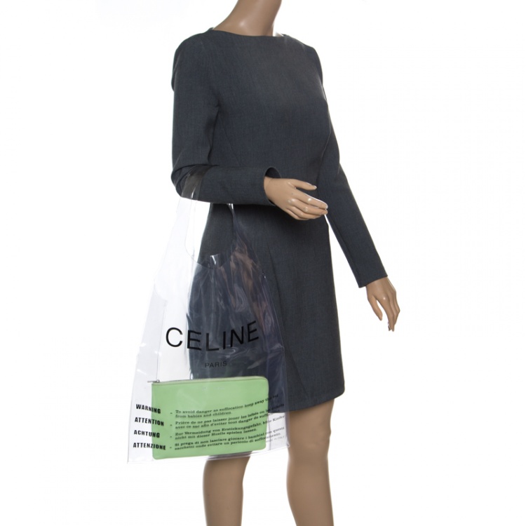 PVC Shopping Bag Celine Clear Tote Bag High Quality Plastic 