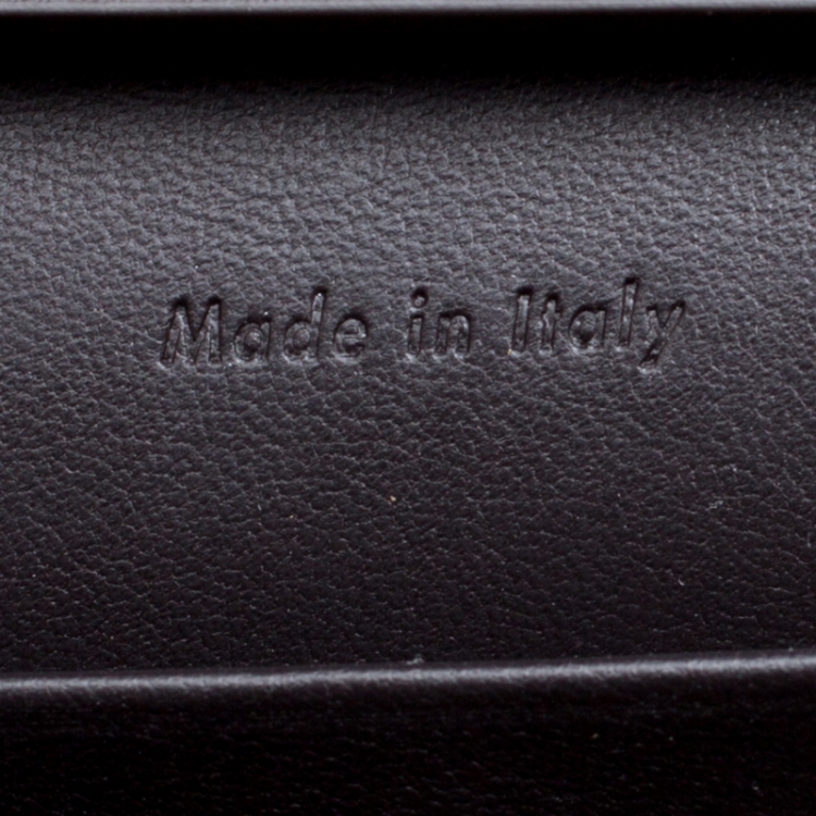 Pre Owned Celine Tri Color Leather and Snakeskin Envelope Chain Clutch